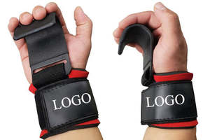 Adjustable Powerlifting Metal Rod Hooks Anti-Slip Durable Gym <b>Fitness</b> Training Weightlifting Accessories - Product Image 4