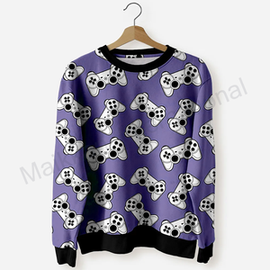 เสื้อวอร์มคอกลมแฟชั่นแบบเข้ารูป,เสื้อแฟชั่นสีล้วนเข้ารูปสำหรับใส่ในฤดูใบไม้ร่วงฤดูหนาวแบบสั่งตัด - Product Image 5