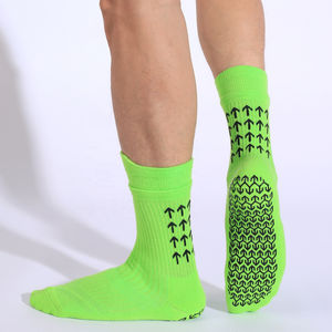 ถุงเท้ากีฬาฟุตบอลกันลื่นสำหรับเยาวชนถุงเท้าแบบมีที่จับโลโก้ออกแบบได้ตามต้องการ - Product Image 6