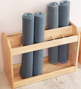 Estante Plegable de Madera para Guardar Esterillas de Yoga y Fitness - Product Image 3