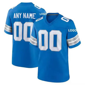 Maillot de football américain personnalisé en sublimation en gros - Léger, été, évacuation de l'humidité, respirant, unisexe, adulte - Product Image 4