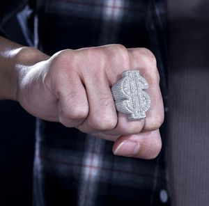 Anillo Moissanite VVS Anillo Moissanite personalizado Anillo Moissanite Hip Hop Anillo Moissanite Anillo para hombres Anillo de moissanite helado Anillo de diamante - Product Image 4