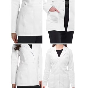 Nouveau Style Élastique Logo Personnalisé Uniformes D'hôpital Scrubs Manteaux De Laboratoire Médical Infirmière Uniforme Scrubs Uniformes Costume Fabriqué au Pakistan - Product Image 3