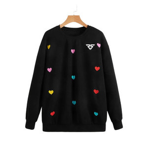 Nuevo diseño de moda sudadera de mujer poliéster 100% algodón transpirable cómodo mujeres sudaderas - Product Image 1