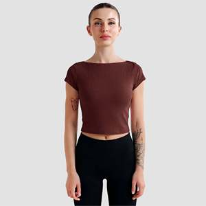 GAI Balance <b>Top</b> Breathable Maroon Color - Product Image 1