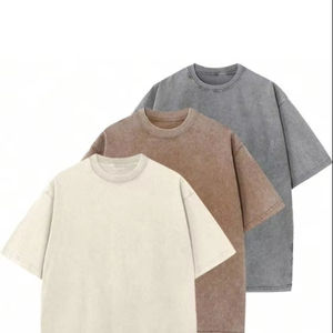 Camisetas de lavado ácido, camisetas personalizadas al por mayor para hombres, camisetas personalizadas para hombres/mujeres, diseñe su propia camiseta, camisetas de algodón para hombres - Product Image 1