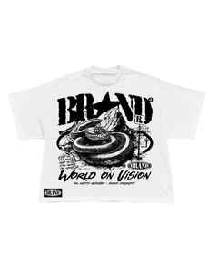 T-shirt Hip Hop Vintage surdimensionné de haute qualité 100% coton col rond poids lourd manches courtes motif solide imprimé Design - Product Image 1