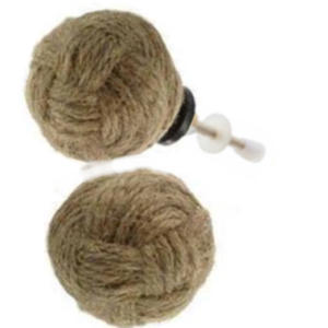 Artisanat Moderne Jute Corde Tissé Tiroir Boutons Tirettes Poignée pour Armoire Commode Chambre Cuisine Salle De Bains Placard Armoires - Product Image 1