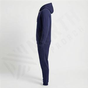 Survêtement pour homme, conçu pour un usage quotidien, comprend une veste zippée intégrale, un pantalon de jogging extensible, un tissu respirant, un style de vie actif, vêtements de sport - Product Image 3