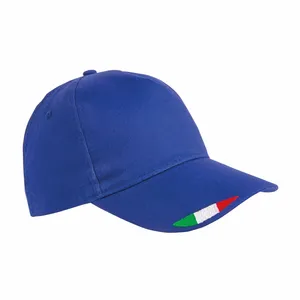 Cappellino a 5 Pannelli Tricolore Personalizzato per Gadget Promozionali - Product Image 1
