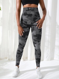 Custom Made Seamless Casual Soft Fabric High Waisted Breathable Yoga <b>Leggings</b> for Women - Product Image 6