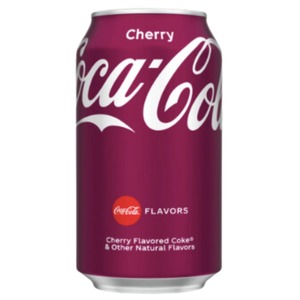 Coca-Cola Cherry Classic 330ml Refresco Sabor afrutado Soda en 33cl Lata Carbonato Ingrediente primario - Product Image 2