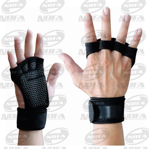 Guantes de gimnasio de peso pesado para ejercicio deportivo Guantes de entrenamiento de cuero acolchados para levantamiento de pesas Culturismo Fitness al aire libre - Product Image 3