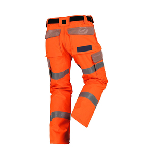 Pantalon de travail réfléchissant haute visibilité Pantalon de travail imperméable de qualité avec logo personnalisé à vendre - Product Image 5