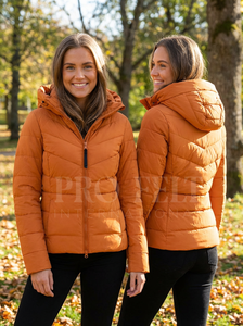 Chaqueta Acolchada con Capucha, Estilo Nuevo 2026, Chaqueta Casual Transpirable con Cremallera, Acolchada, Cálida para Invierno, de Nailon Reciclado Elástico - Product Image 3