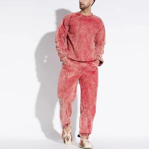 Ensemble de sweat à capuche polaire chaud pour l'hiver tenue deux pièces brodée vintage style unisexe - Product Image 6