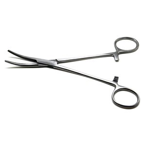 คีมหนีบสำหรับผ่าตัดชนิด Crile Hemostat ทำจากสเตนเลสมีที่จับสำหรับผ่าตัด