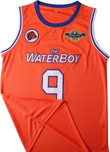 Camiseta de Baloncesto de Bobby Boucher, 9 The Water Boy Sandler Mud Dogs Bourbon Bowl, Camiseta de Baloncesto del 50 Aniversario de la Película - Product Image 5