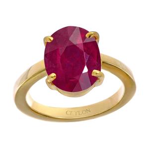 Anillo de Joyería Fina con Rubí Natural Certificado, Incrustado en Platino y Bañado en Rodio, Estilo Elegante para Compromiso, Corte de Piedra Natural - Product Image 1