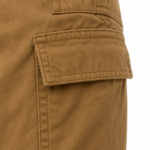 Pantalones Cargo con Bolsillos Profundos, Cómodos, de Mezcla de Algodón, Multibolsillos, Casuales, Estilo Urbano, Pantalones Utilitarios - Product Image 4