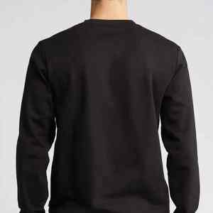 Hombres sudadera 100% algodón pullover cuello redondo manga larga polar suave cómodo casual invierno gimnasio moda color liso calle top - Product Image 3