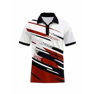 Verano de alta calidad para hombres para Polos Camiseta de manga corta con estampado 3D de gran tamaño Todos los días Casual Antiarrugas ODM Supp - Product Image 5