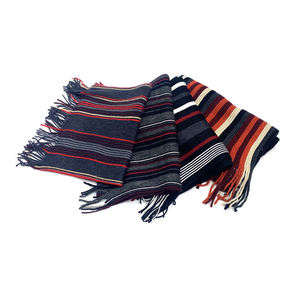 double sided football scarfs sportswear sustainable <b>scarves</b> customized design 100 percent <b>knitted</b> fans <b>scarf</b> oem services - Product Image 3