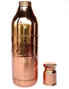 ขวดทองแดงแชมเปญขวดทองแดงสำหรับน้ำดื่ม (1000มล.) 100% ทองแดงบริสุทธิ์ - Product Image 6