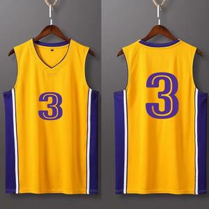 Jeunes garçons réversibles maille Performance athlétique maillots de basket-ball séchage rapide Sublimation équipe vierge grande taille respirant - Product Image 6