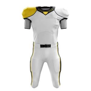 Nouveaux ensembles d'uniformes de football américain tendance et respirants pour l'été, avec taille personnalisée et matière 100% polyester à séchage rapide - Product Image 1