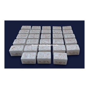 Cajas con incrustaciones de mármol hechas a mano de diseño de calidad superior con arte de nácar diseñado para artículos de regalos de joyería - Product Image 5