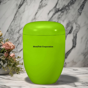 Urne funéraire rouge de grande taille en métal de fer de style européen pour l'enterrement commémoratif des cendres souvenir cérémonie funéraire pot décoratif - Product Image 4