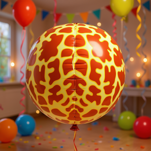 Palloncini Party Love 4D Giraffa 56Cm 22 Pollici Confezione da 12 Pezzi - Product Image 3