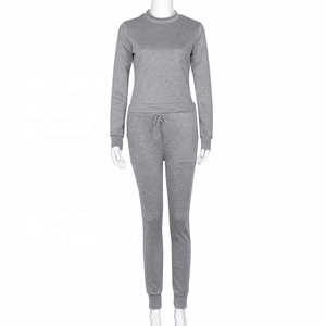 Chándal de manga larga con capucha para mujer, chándal de entrenamiento de la mejor calidad, novedad, 2 unidades - Product Image 1