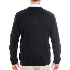 Pull d'hiver pour homme en polaire polyester/coton 400 g/m², col en V, séchage rapide et écologique - Product Image 5