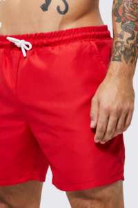 Shorts de basket-ball en maille respirante pour homme avec logo personnalisé, séchage rapide, entrejambe de 5 pouces, uni, blanc, 100% polyester - Product Image 2