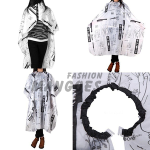 Artistic MANGOES FASHION Waterproof Barber Hairdressing Cape for Professional Salon Use Polyester <b>Cotton</b> <b>Nylon</b> <b>Fabric</b> - Product Image 3
