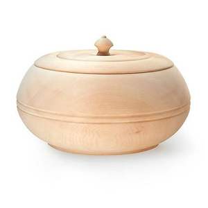 Olla para servir alimentos de madera de mango con tapa para cocina, hotel, restaurante, olla de cazuela cálida de madera personalizada - Product Image 2