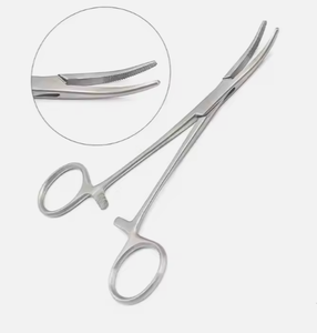 Pinces à artères Kelly incurvées et droites de qualité supérieure, instruments chirurgicaux hémostatiques, pinces 14,5 cm - Product Image 1