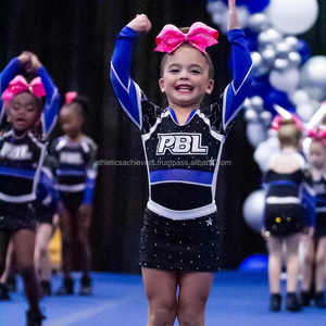 Uniforme de animadora para niñas, uniformes de práctica, disfraz de animadora de alta calidad - Product Image 1