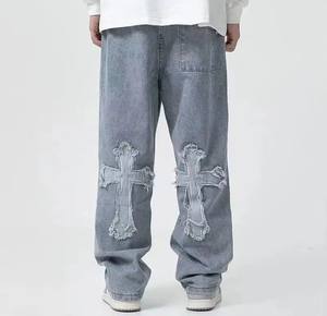 Nouvelle arrivée pas cher prix hommes pantalon jean pantalon Oem personnalisé hommes jean Slim Fit pantalon 2025 haute qualité Denim Stretch tendance longue - Product Image 5