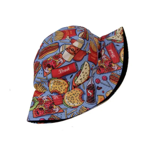 Chapeau bob en denim réversible personnalisé en gros, unisexe, pour adultes, sport, voyage, coupe-vent, décontracté, logo réversible - Product Image 6