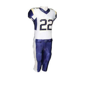 Uniforme de fútbol americano de poliéster ligero con estampado de logotipo personalizado de manga corta, ropa deportiva de moda - Product Image 6