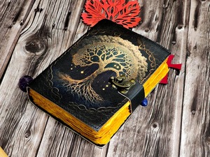 Antique Vintage Arbre de Vie En Cuir Journal A5 Spirale Style Organisateur avec Logo Personnalisé Fil À Coudre Reliure Emballage Cadeau - Product Image 2