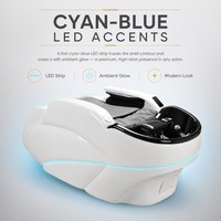 Chaise de lavage de cheveux électrique à vapeur avec dôme, générateur de vapeur, équipement de massage pour salon