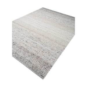 Alfombra de Lana Hecha a Mano Contour Blue, Diseño Rectangular Clásico para Sala de Estar, Entrada, Pasillo, 10 mm de Grosor, Abstracta, Phjw-03 - Product Image 2