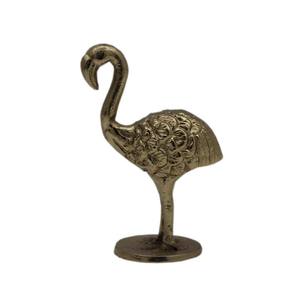 Sculptures d'oiseaux de grue en aluminium de conception moderne Figurines abstraites finition antique pour la maison Sculpture de bureau de salon - Product Image 2