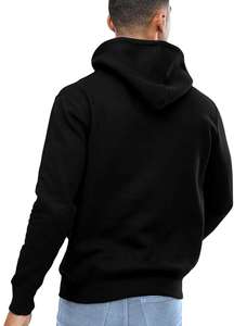 Las Mejores Sudaderas con Capucha para Hombre 100% Algodón, Color Sólido, Marca Privada, MOQ Bajo, Venta al por Mayor de Invierno - Product Image 4