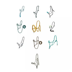 Arnés de caballo ajustable de cuerda trenzada de cabestros ecuestres de nailon de alta calidad - Product Image 2