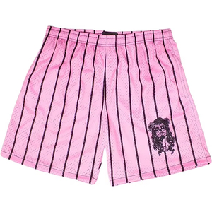 Pantalones cortos de malla de poliéster 100% personalizados, bolsillos, 5,5 pulgadas, entrepierna, peso pesado, doble capa, sublimación, sólido, secado rápido, transpirable, alto - Product Image 5